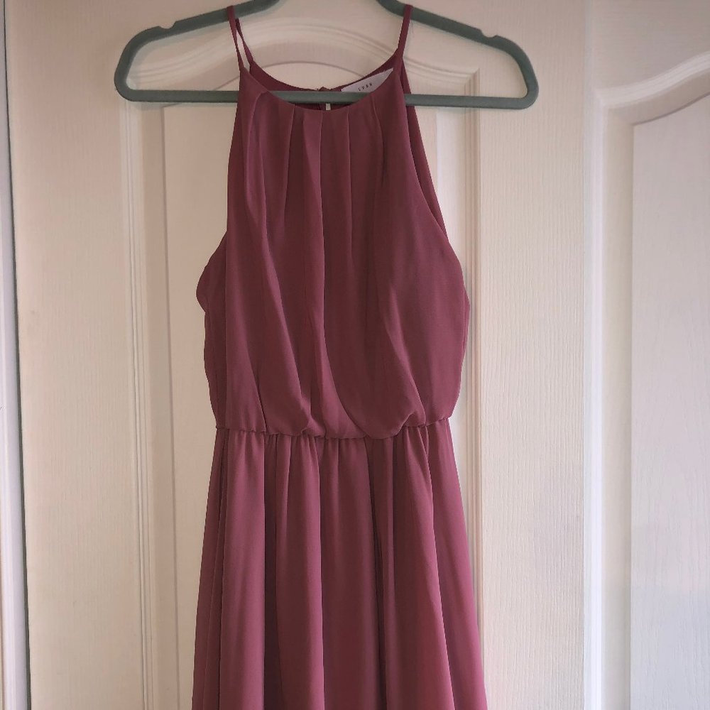 Pink Halterneck Dress
